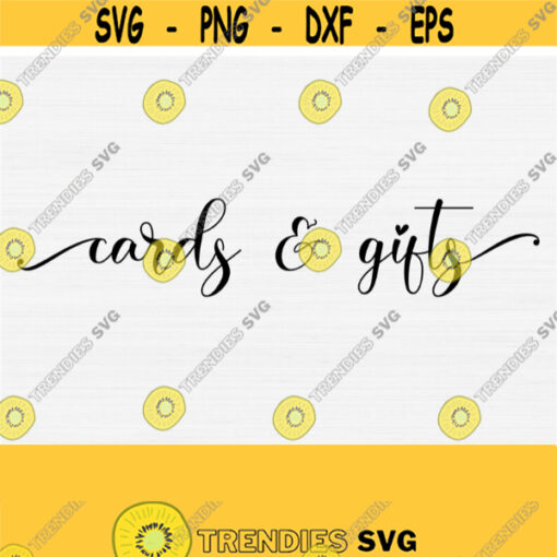 Cards And Gifts Svg Cut File Wedding Sign Svg Advice and Wishes SvgSilhouette Dxf FileRustic Wedding SvgPngEpsDxfPdf Vector Clip Art Design 832