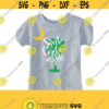 Carolina SVG Carolina Palm Carolina T Shirt SVG Carolina Palm and Moon Svg Svg Dxf Ai Png Jpeg Eps Pdf Instant Download Svg