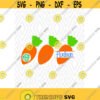 Carrot Monogram Cuttable Design in SVG DXF PNG Ai Pdf Eps Design 128