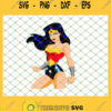 Cartoon Wonder Woman SVG PNG DXF EPS 1