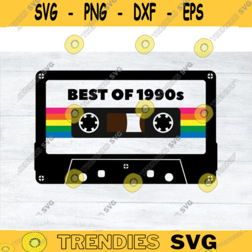 Cassette Tape 90s SVG SVG File for Cricut cassette tape svg music svg cassette tape cassette svg vintage cassette for music lover Design 96 copy