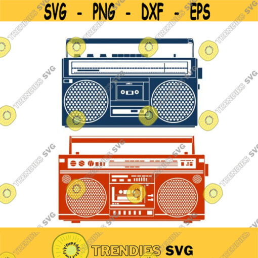Cassette Tape Player 80s music Cuttable Design SVG PNG DXF eps Designs Cameo File Silhouette Design 818