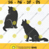 Cat Dog SVG Dog Silhouette Clip Art SVG Files For Cricut Eps Png dxf ClipArt cat dog svg Files Animal prints Pet svg images Design 673
