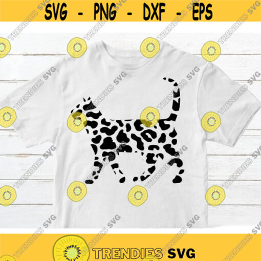 Cat SVG Leopard cat silhouette SVG Leopard print SVG Cat svg for Cricut Animal svg Cat Mom svg Leopard Cat svg Animal Print svg Design 316.jpg