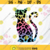 Cat SVG Leopard print SVG Cat SVG for Cricut Cat Silhouette Animal svg Cat Mom svg Leopard Cat svg for shirt Animal Print svg Design 182.jpg