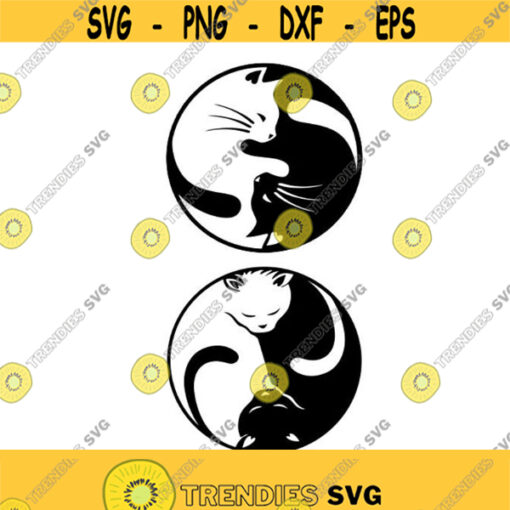 Cat TinYang animal Cuttable Design SVG PNG DXF eps Designs Cameo File Silhouette Design 1078