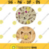 Cat circle Cuttable Design SVG PNG DXF eps Designs Cameo File Silhouette Design 701
