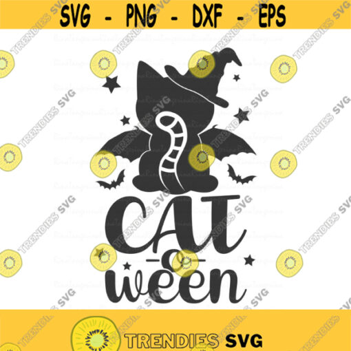 Cat o ween svg halloween svg cat svg png dxf Cutting files Cricut Funny Cute svg designs print for t shirt halloween shirt Design 1002