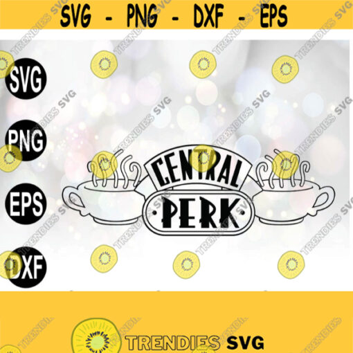 Central Perk svg Friends svg Friends tv show svg Vector Digital Print Instant Download svg png Design 125