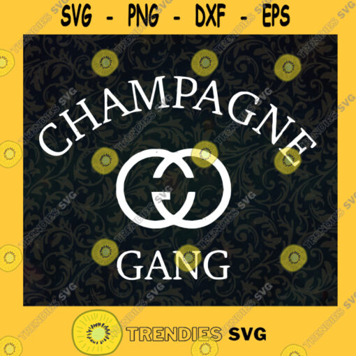 Champagne Gang SVG Logo Chanel SVG Fashion Cricut Files SVG Chanel Gang SVG
