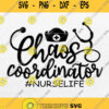 Chaos Coordinator Nurse Life Svg Png Clipart Silhouette Dxf Eps