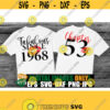 Chapter 53. Fabulous since 1968. Born in 1968. 53rd Birthday. Digital download. Fabulous birthday. Fab and 53. 53th Birthday shirt svg. SVG Design 1585