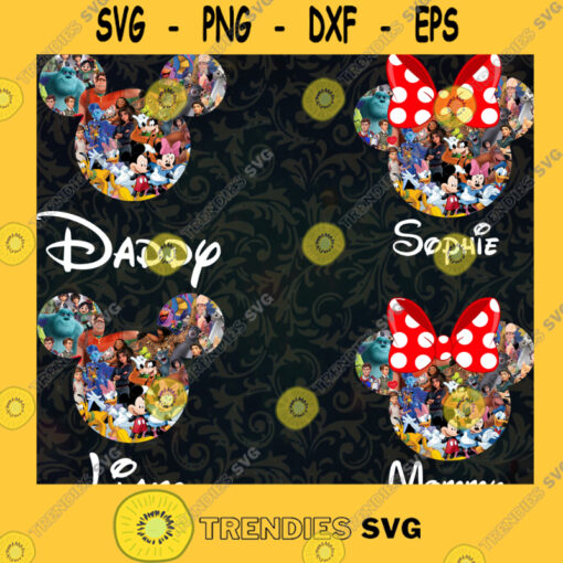 Characters Disney Vacation Family PNG Mickey Mouse PNG Disney Family PNG Minnie Mouse PNG
