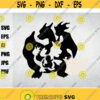 Charizard Pokemon pokemon svg Charizard svg svg for cricutcut files silhouette Cricut instant download files digital Layered SVG Design 91