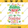 Cheer Christmas Decal Cuttable Design SVG PNG DXF eps Designs Cameo File Silhouette Design 420