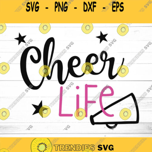 Cheer Life Svg Cheerlife SVG Cheerleading Svg Cheerleading Megaphone Cheerleader Svg Cheer Cone Svg Pom Poms Svg Cheer Cut File Bundle