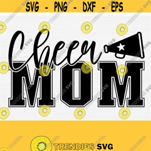 Cheer Mom Svg Cheer Leader SvgCheerleading Svg Cheer Coach SvgFootball Svg Cricut Cut FileFootball Vector Clipart Printable Silhouette Design 1221