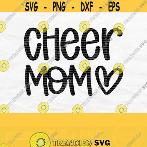 Cheer Mom Svg Cheer Svg Cheerleading Svg Cheerleader Svg Heart Svg Svg Files For Cricut Svg For Shirt Cheer Mom Png Digital Download Design 563