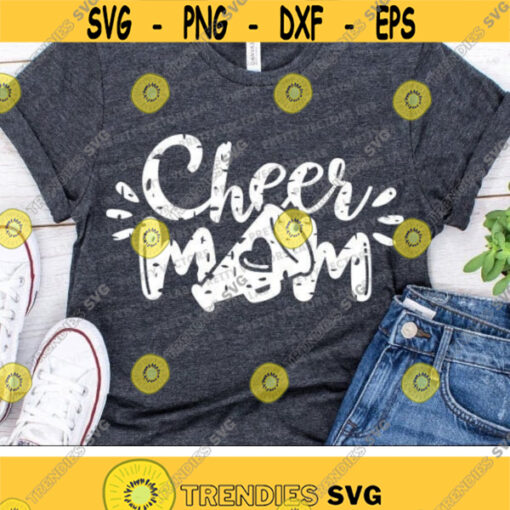 Cheer Mom Svg Cheerleader Svg Grunge Svg Mama Quote Cut Files Megaphone Cheer Svg Dxf Eps Png Mom Shirt Design Silhouette Cricut Design 2974 .jpg