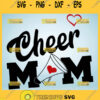 Cheer Mom Svg Files Heart Cheerleader Megaphone Svg 1