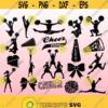 Cheer SVG Bundle Cheer svg cheerleading svg cheerleader svg cheer clipart svg files for silhouette and cricut INSTANT DOWNLOAD Design 24