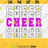 Cheer Svg Cut File Cheer Svg For Shirt Vector Design Cheerleader Svg Cheer Word Svg Cheerleading Svg Print Cut File Commercial Use Design 121