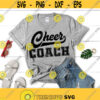 Cheer coach svg Cheerleader svg Football svg files Game day svg Digital Tshirt Design Instant Download Design 104