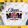 Cheer mom SVG Cheerleader SVG Football Mom svg Custom Team Cheer mom shirt SVG