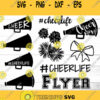 Cheerlife Cut File Bundle Cheerlife SVG Bundle Cheer SVG Bundle Cheer Cone Svg Cheer Cut File Bundle Pom Poms Svg Cheerleading Megaphone