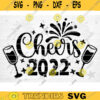 Cheers 2022 SVG Cut File Happy New Year Svg Hello 2022 New Year Decoration New Year Sign Silhouette Cricut Printable Vector Design 1529 copy