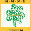 Cheetah Animal Print Shamrock St Patricks Day SVG PNG DXF EPS 1