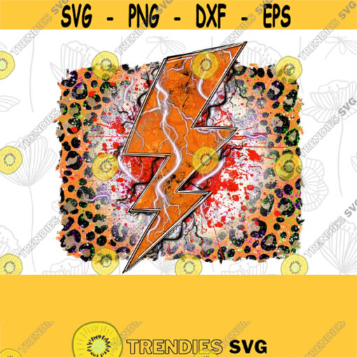 Cheetah background With Bleach affect png Halloween Lightning Bolt grunge Leopard Print PNG Backsplash file sublimate designs download Design 421