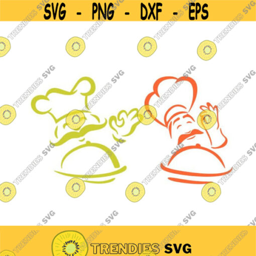 Chef cook cooking italian Cuttable Design SVG PNG DXF eps Designs Cameo File Silhouette Design 1130