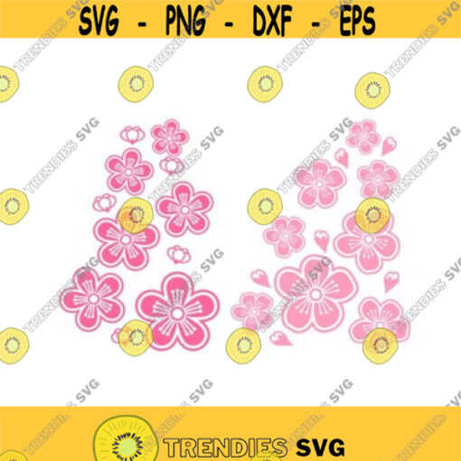 Cherry Blossom Tree Japan Cuttable Design SVG PNG DXF eps Designs Cameo File Silhouette Design 110
