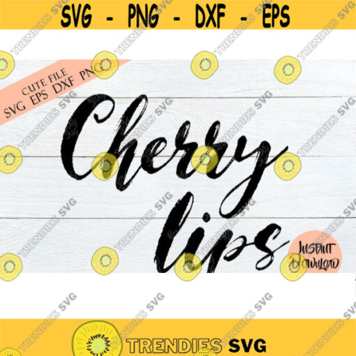 Cherry svg sexy svg lips svg cherry Lips svg svg files for cricut
