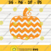 Chevron Patterned Pumpkin SVG Cut File cliparts printable vectors commercial use instant download Design 284