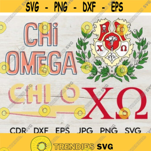 Chi Omega sorority vector greek sorority gift instant download chio digital clipart big little gift greek print college gift Design 17