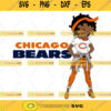 Chicago Bears Black Girl Svg Girl NFL Svg Sport NFL Svg Black Girl Shirt Silhouette Svg Cutting Files Download Instant BaseBall Svg Football Svg HockeyTeam