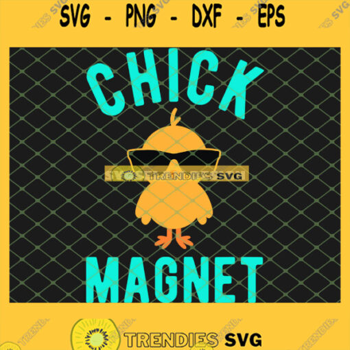Chick Magnet Funny Easter SVG PNG DXF EPS 1
