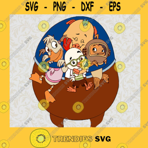Chicken Family Svg Chicken Friends Svg Disney Cartoon Svg Classic Movie Svg
