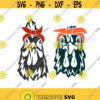 Chicken rooster Hen Flag Bandana cuttable Design SVG PNG DXF eps Designs Cameo File Silhouette Design 65