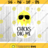 Chicks Are Nothing But Trouble Svg Easter Svg Easter Chick Svg Toddler Boy Easter Svg silhouette cricut cut files svg dxf eps png. .jpg