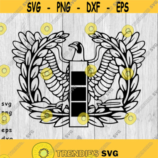 Chief Warrant Officer Three svg png ai eps dxf DIGITAL FILES for Cricut CNC and other cut or print projects Design 383