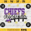 Chiefs Cheerleader SVG Team Spirit Heart Sport png jpeg dxf Commercial Use Vinyl Cut File Mom Dad Fall School Pride Football Mom 2064