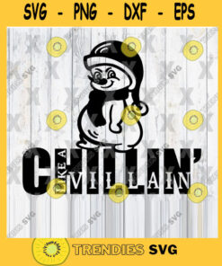 Chillin Like a Villain B Svg Dxf Eps Png Jpg Digital Download