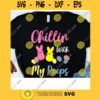 Chillin With My Peeps Easter Bunny Svg Easter Peeps Svg Peep Lover Svg Easters Day Svg Colorful Bunny Cricut Design Digital Cut Files