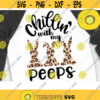 Chillin with my Peeps Svg Easter Bunny Svg Bunny Leopard Svg Easter Rabbit Svg Easter Pattern Shirt Bunny Leopard Svg Design 1027 .jpg