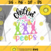 Chillin with my Peeps Svg Easter Bunny Svg Bunny Rainbow Svg Easter Rabbit Svg Easter Shirt Bunny Svg Design 401 .jpg