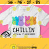 Chilling With My Second Grade Peeps Svg 2nd Grade Teacher Easter Shirt Svg File for Cricut Silhouette Dxf Png Jpeg Printable Iron on Image Design 145