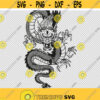 Chinese Dragon SVG PNG EPS File For Cricut Silhouette Cut Files Vector Digital File